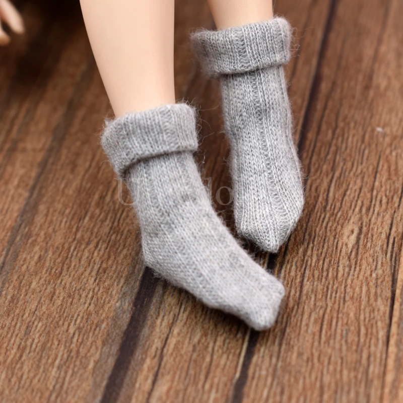 1Pair Candy Color Doll's Shorts Socks for Blyth, Azone, Licca, Barbies, Pullip, OB 11, Obitsu11 Doll Socks Clothes Accessories