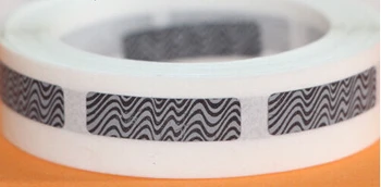 

1000pcs 6x22mm Zebra ripple pattern SCRATCH OFF LABEL STICKER FOR DIY hand made cards/bonds