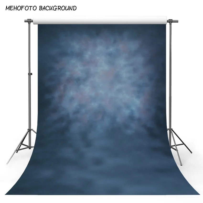 Абстрактный фон для фотосъемки синий Портрет старый муслиновый студийной