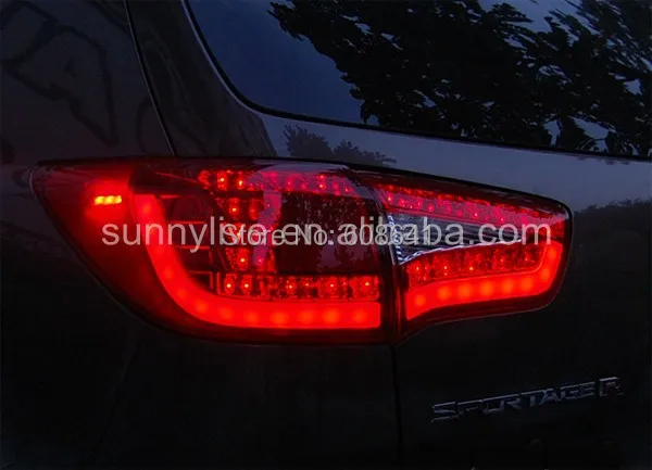Светодиодный задний фонарь для KIA Sportage R 2011 год дымчатый|led tail lamp|tail lampsmoked lamps |