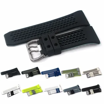 

High Quality Silicone Bicolored Lightweight Ventilated Perforated Accessory Sport Bands Replacement for Fitbit Ionic Smart Watch