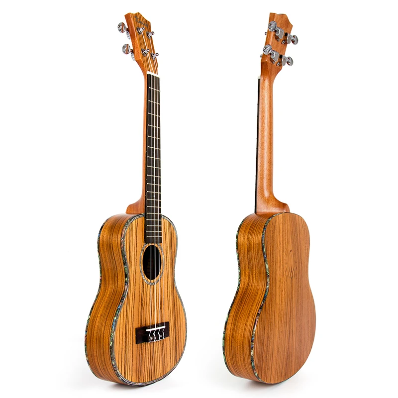 Гавайская гитара kкомре тенор для путешествий тонкий корпус 26 дюймов Zebra Ukelele Uke 18