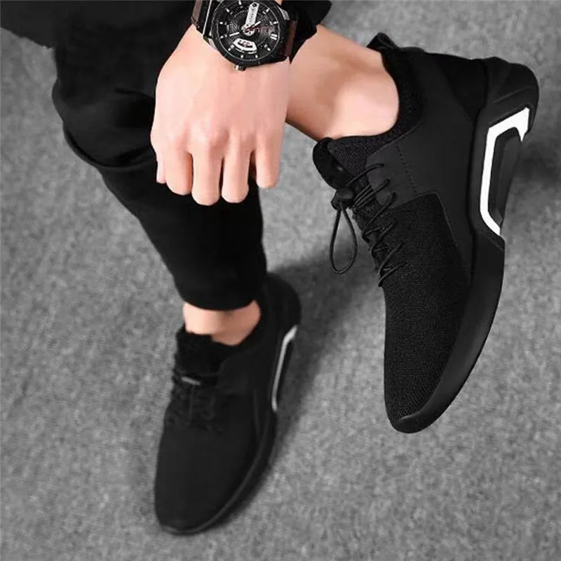 Новые модные удобные мужские повседневные и деловые кроссовки красивые теплые Дышащие Ультра мягкие нескользящие спортивные туфли#295524