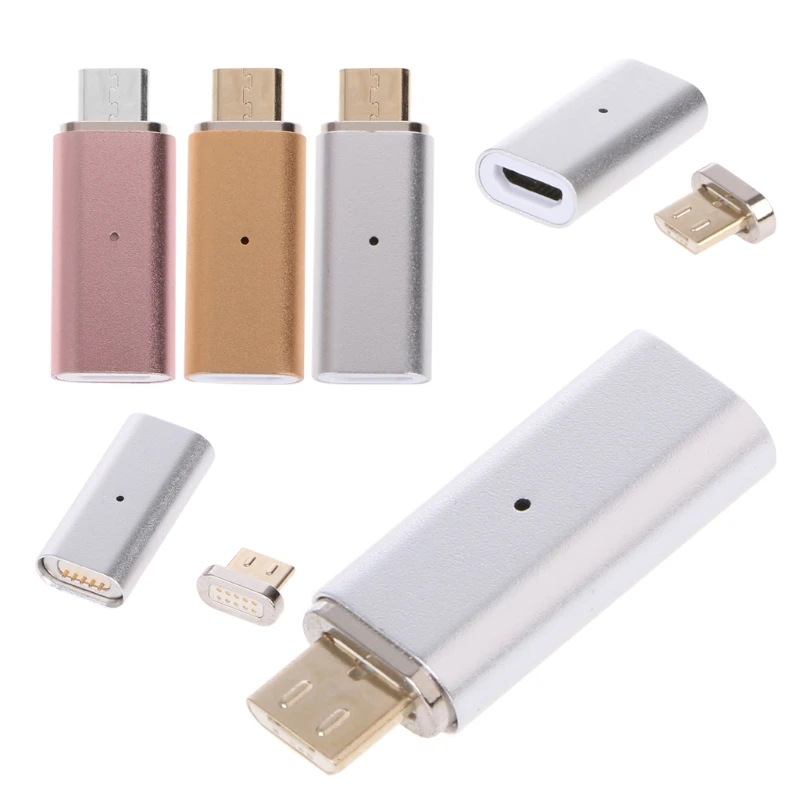 

Micro USB to Magnetic Quick Charge Adapter Charger Converter For Phones Tablets