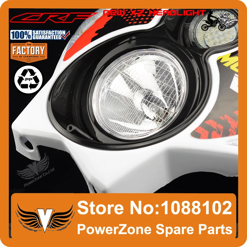 Powerzone Trail Tech мотоцикл мотокросс Supermoto X2 фара уличный истребитель CR CRF 250 450 250R 450R