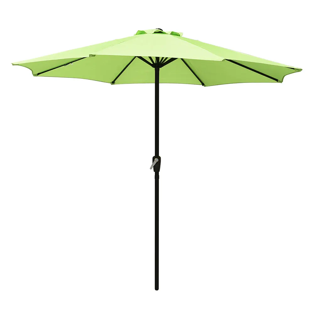 Yescom 9 Ft Metal Patio Umbrella Tilt Cranked 8 Ribs Outdoor Table Umbrella Aliexpress