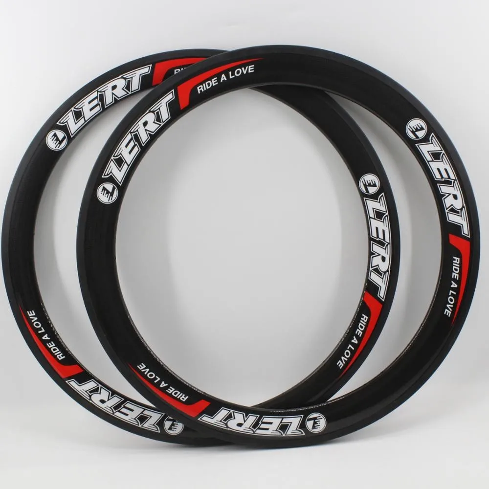 

2Pcs New LERT 700C front 50 rear 60mm Road bicycle 3K UD 12K full carbon bike wheels clincher rim basalt brake surface Free ship