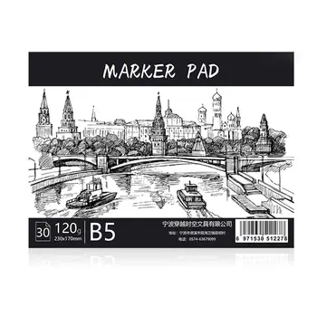 

A3/A4/B5 Drawing Paper Pad Notebook Sketch Book for Marker Art Paiting Diary Student Gifts 30 Sheets
