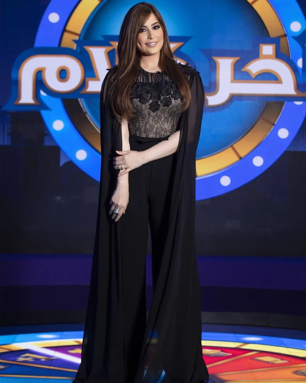 

Dubai Caftan Black Jumpsuits Evening Dresses Jewel Neck Top Lace Chiffon Pants Prom Dresses vestidos de fiesta de noche longo