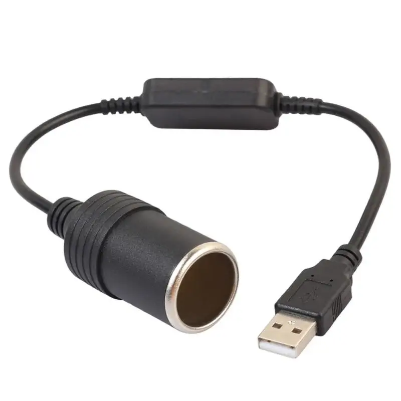 USB в 12 В автомобильного прикуривателя гнездо адаптера питание шнур для автомобильного видеорегистратора