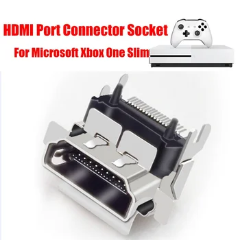

Original Silver HDMI Game Console Motherboard Part Gaming Palyer HDMI Port for Microsoft Xbox One Slim HDMI Connector 1 Pcs