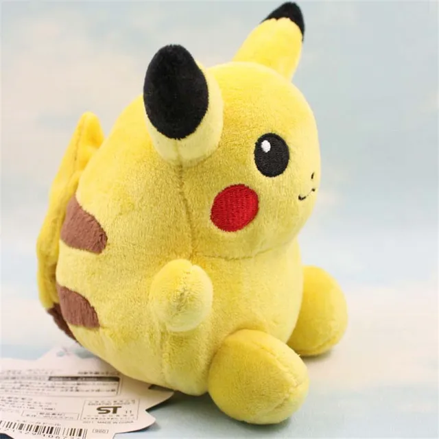 online shop 16cm cute sitting lovely fat pikachu soft stuffed plush