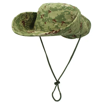 

Camouflage Fisherman's Bucket Hat Shield Bonnie Hat For Jungle Activities Summer Pastoral Activity Sun Hat For Men