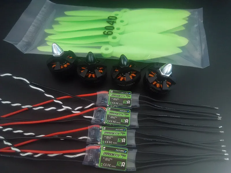 

New arrival super FPV drones suits 2204 motor + BLHeli 12A ESC + 6040 propeller for RC HOBBY free shipping