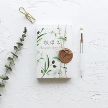 30 шт/лот ручной рисунок дерево зеленая открытка поздравительная открытка Рождественская открытка подарок на день рождения