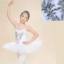 Новинка весны для детей; Одежда для девочек; Цвет белый; Балет Лебединое озеро, костюм droupa De Танцы Bailarina/