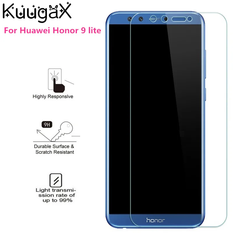 Защитная крышка экрана для huawei honor 9 lite Honor закаленное стекло 5 65 дюймов 9H смартфон