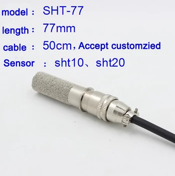 

Free shipping 1pc double Waterproof temperature and humidity sensor SHT30 sensor probe SHT-77 soil sensor for flower nursery