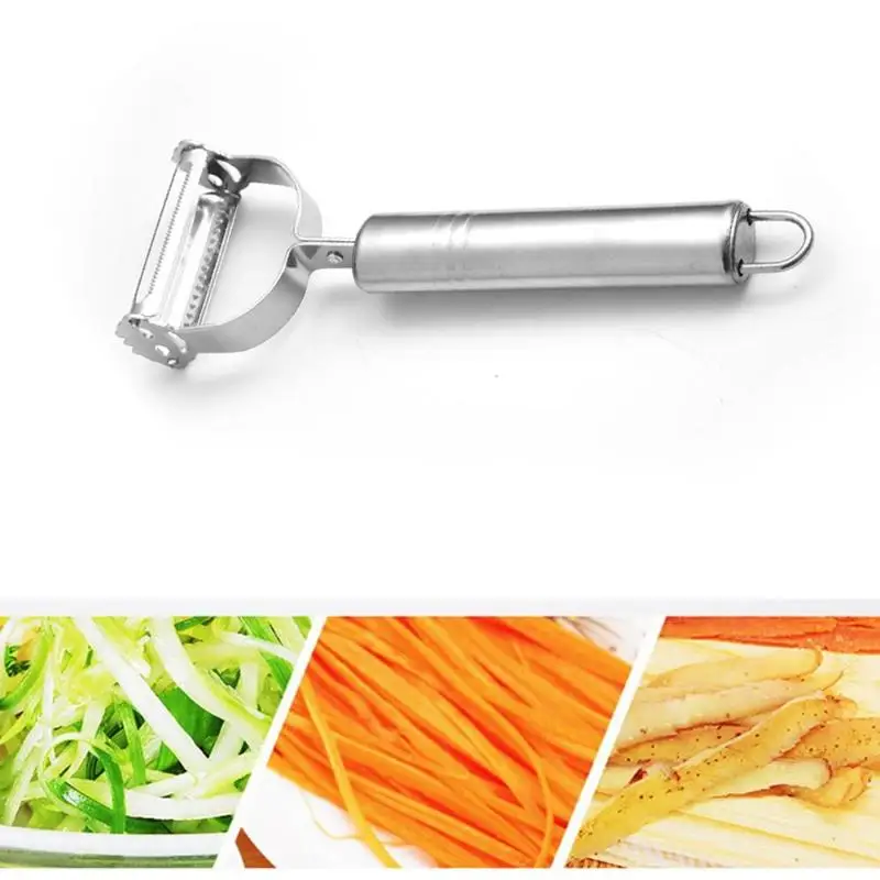 2 in 1 Vegetables Peeler Double Planing Grater Stainless Steel Potato Grater Julienne Vegetable