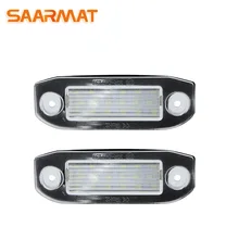 2 шт. Canbus светодиодный номерной знак светильник для Volvo S80 XC90 S40 V60 XC60 S60 C70 V50 XC70 V70 белый авто-Стайлинг номерной знак лампа