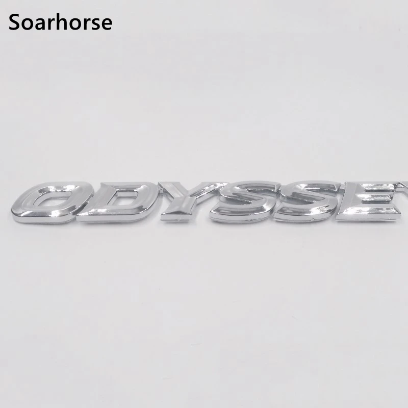 

For Honda Odyssey Letters Logo Car Tail Gate 30 Chrome Silver Emblem Badge Sticker