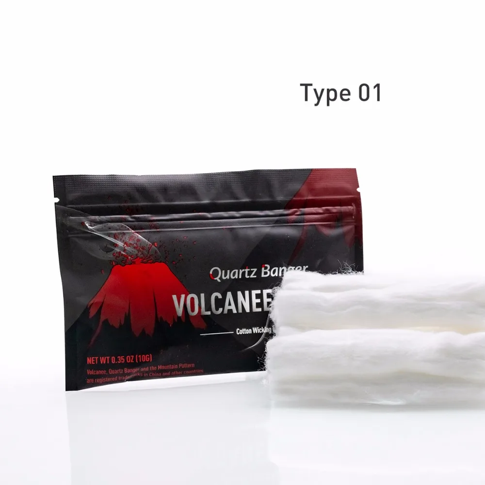 Volcanee Vape хлопок Prime Мягкий DIY RDA хлопок для RTA распылитель нагревательный провод жидкий Vape сок хлопок аксессуары для электронной сигареты