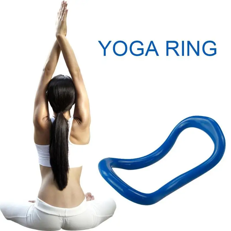 <+> Yoga Circle Yoga Stretch Ring Главная Женщины Фитнес-оборудование Фасция Массаж Тренировки Пилатес Б ✔