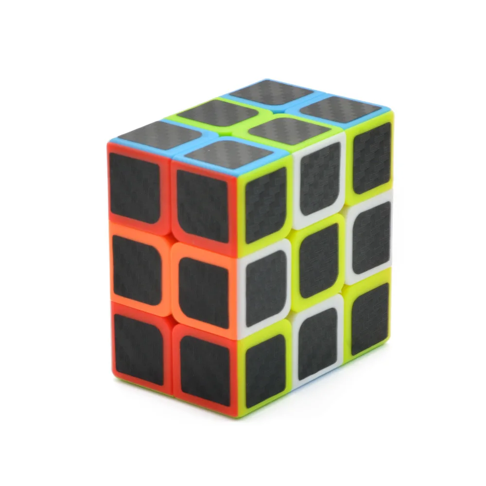 Наклейка из углеродного волокна Интеллектуальный Магический кубик 2x3x3 наклейка меньше головоломка 233 куб Обучающие игрушки, подарки