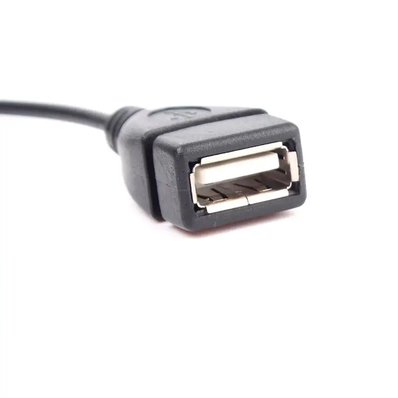 Y образный кабель питания USB со штекером Micro на гнездо хост OTG для Samsung #69722|y cable micro