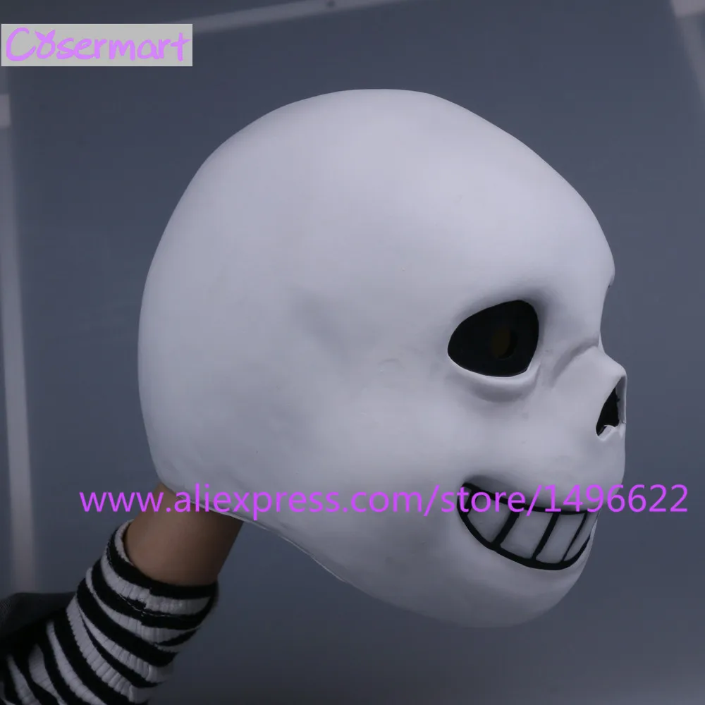 Hot Game Undertale Mask Hard Latex Cosplay Sans Papyrus helmet Full Head Masks Halloween Party Prop (12)