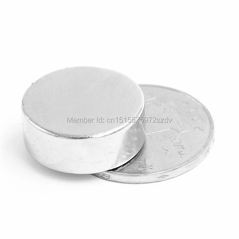

10pcs Strong Round Dia 20mm x 8mm N35 Rare Earth Neodymium Magnet Art Craft Fridge free shipping