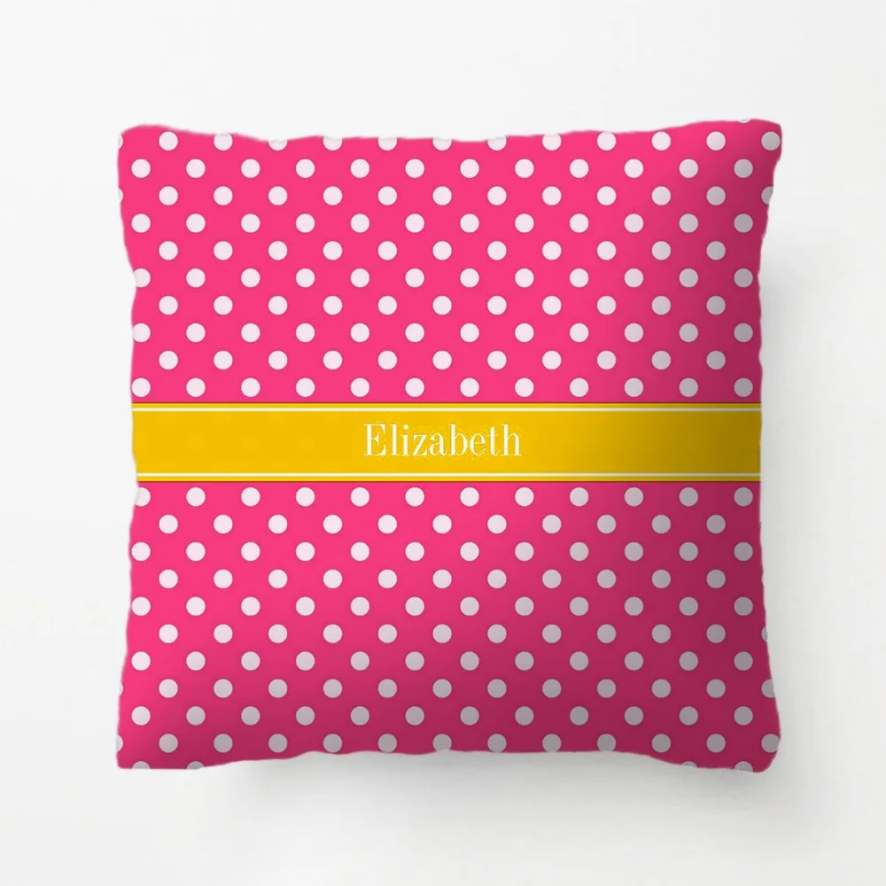 Compare Prices On Polka Dots Pillows Online Shoppingbuy Low - Coral Red White Polka Dots Lime Green Name Monogram Throw Pillowdecorative Cushion Cover Pillow compare prices on polka dots pillows online shoppingbuy low - coral red white polka dots lime green name monogram throw pillowdecorative cushion cover pillow
