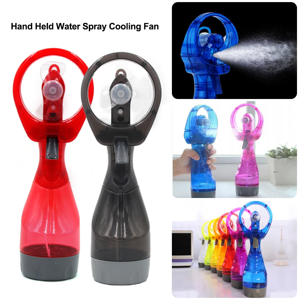 portable fan with water spray