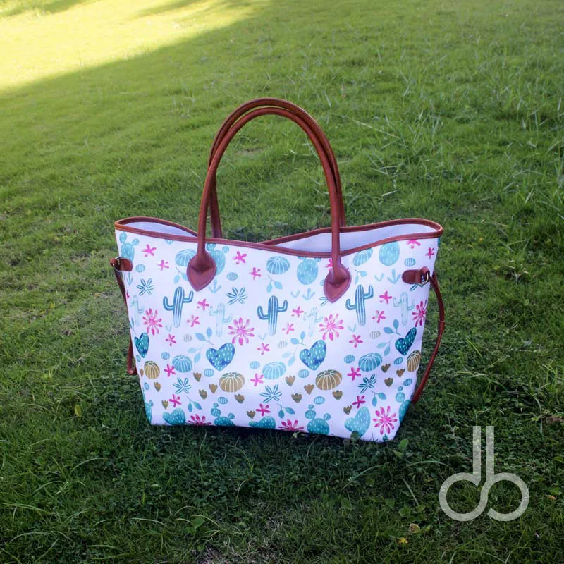 658-cactus skull canvas tote (9)