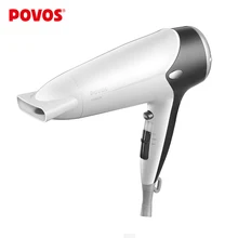 POVOS Styling Tools Hair Dryer Household Whit and Black With Professional Blow Dryer Ionic Universal Voltage(100-240V)PH9028I