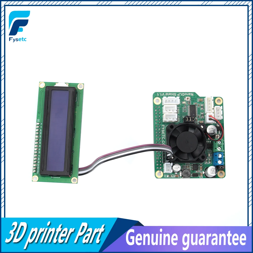 

NanoDLP Shield V1.1 Expansion Board With DRV8825 Controled MOS + LCD1602 16X2 LCD With I2C 1602 LCD Module Blue Screen