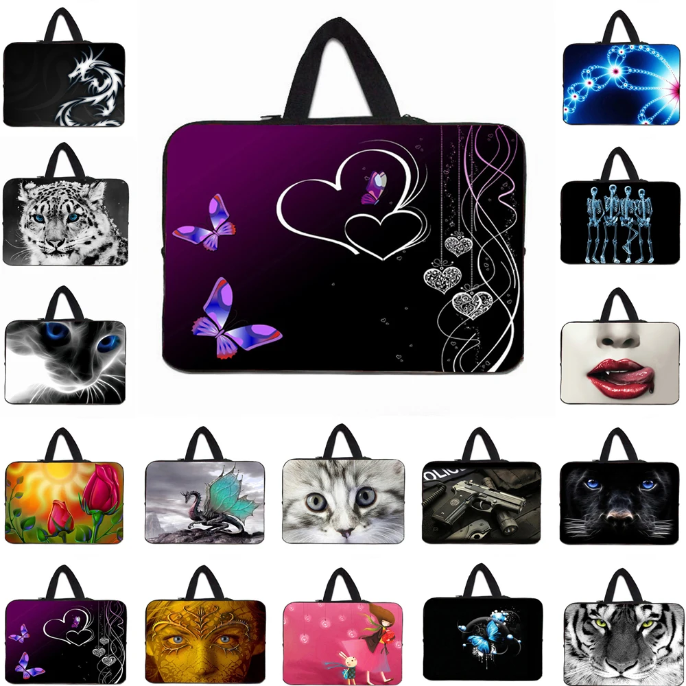 

Viviration Sac Pour Ordinateur Portable Handle Soft Neoprene 13/14/15/17 Laptop Bag Sleeve Chromebook Case Computer Accessories