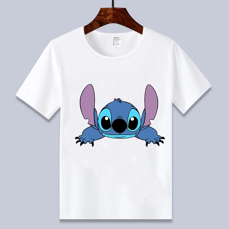 

new arrive cartoon Lilo Stitch print t shirt for boys and girls 4 6 8 10 12 14T