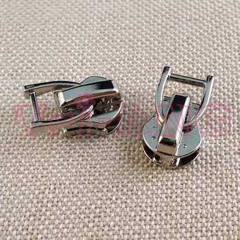 

20pcs/lot, Cute Silver Color 5# Metal Zipper Sliders with Tiny Pulls