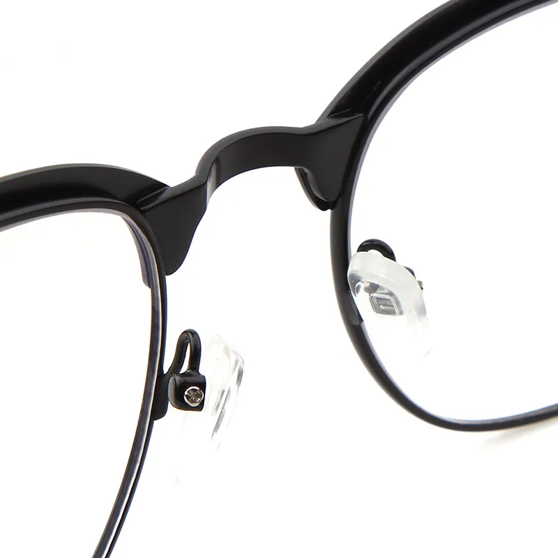 Высококачественные оправы для очков для женщин и мужчин квадратные металлические очки из сплава оправа с прозрачными линзами lentes opticos hombre Y-5318