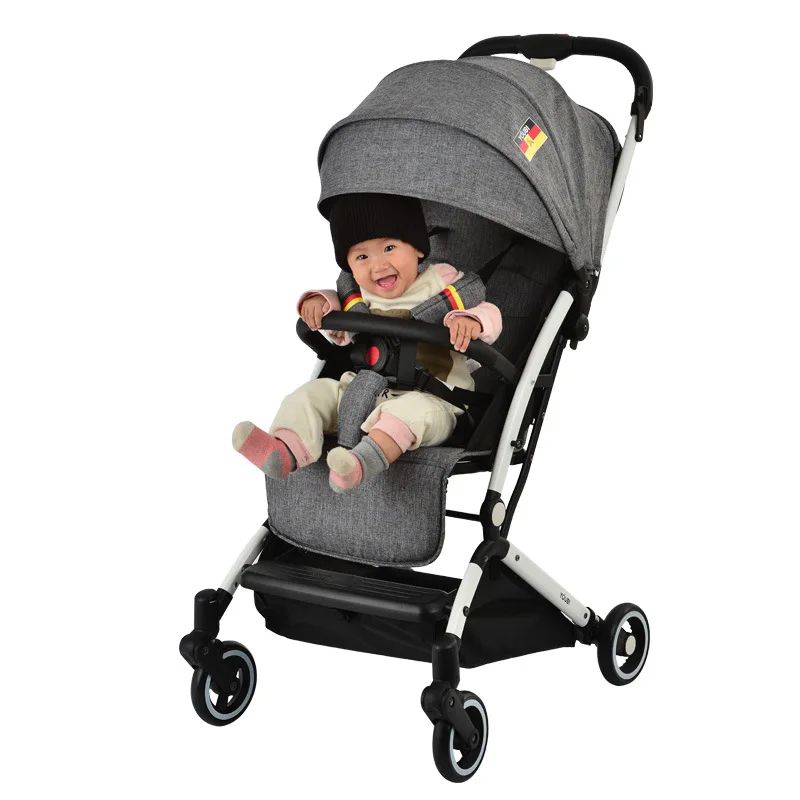 

High-way one-way stroller lightweight folding portable sitting reclining wagon Baby stroller