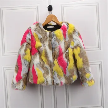 

2018 Women Faux Rex Fox Fur Short fur Lady Winter Warm Jackets Long Sleeve Coat Faux Fur Casual Party Jacket Coats Outwear WZ598