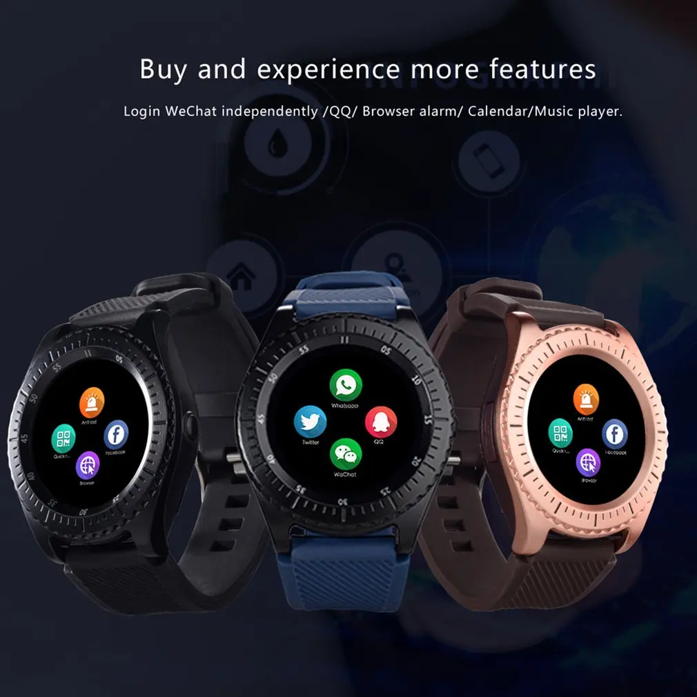 Z3 Bluetooth Smartwatch Фитнес трекер Шагомер с анти пот группа поддержка сим карты