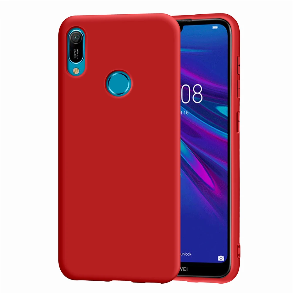 

Huawei Y6 2019 Case Elegant Charm Matte TPU Soft Case for Huawei Y6 Y5 Y7 Prime 2018 Y5 Lite Y6 Y7 2017 P Smart Scrub Protective