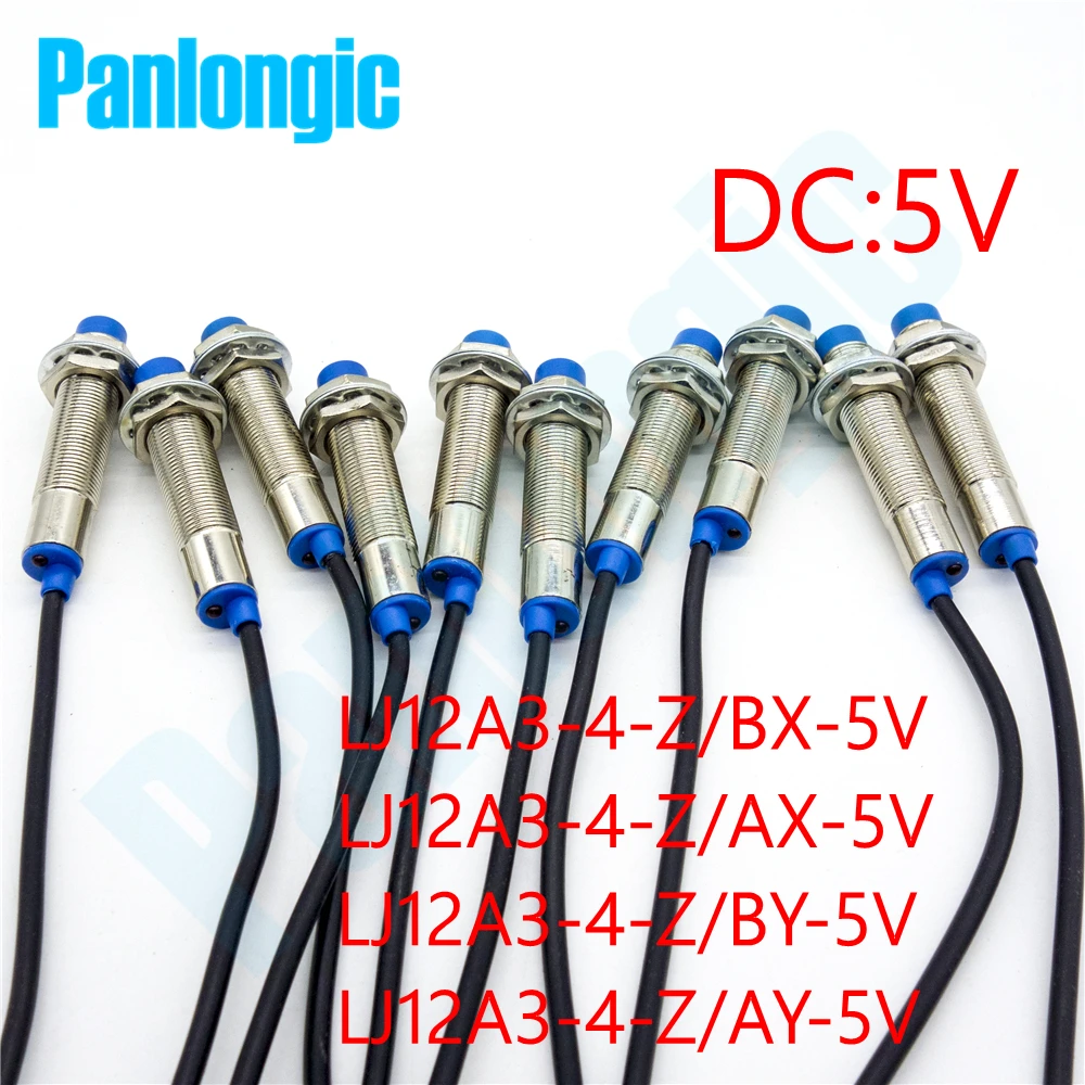 10 шт. DC 5 В LJ12A3-4-Z/BX-5V AX LJ12A3-4-Z/BY-5V AY индуктивный датчик приближения переключатель 4 мм обнаружения Высокое качество