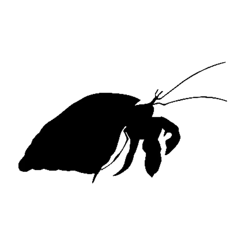 13 8 センチメートル 8 センチメートルヤドカリファッションビニール車のスタイリング車のステッカー黒 シルバー S3 5516 Stickers Wrap Stickers Bamboosticker Case Aliexpress