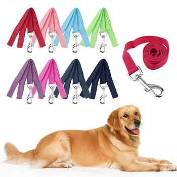 

ANGRLY 120*2cm Nylon Lead Leash Recall Pet Dog Puppy Long Training Obedience Multi-function Leash Dog Pet Rope Adjustable