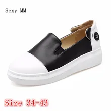 Слипоны; женские туфли-оксфорды; лоферы на плоской подошве; женская повседневная обувь на плоской подошве; высокое качество; большие размеры 34-40, 41, 42, 43