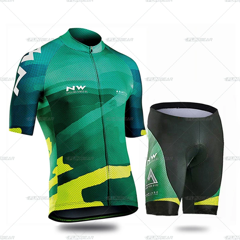 NORTHWAVE Летняя мужская футболка для велоспорта с коротким рукавом, набор дышащих шорт с гелевыми накладками, одежда для велоспорта, Майо, Ropa Ciclismo
