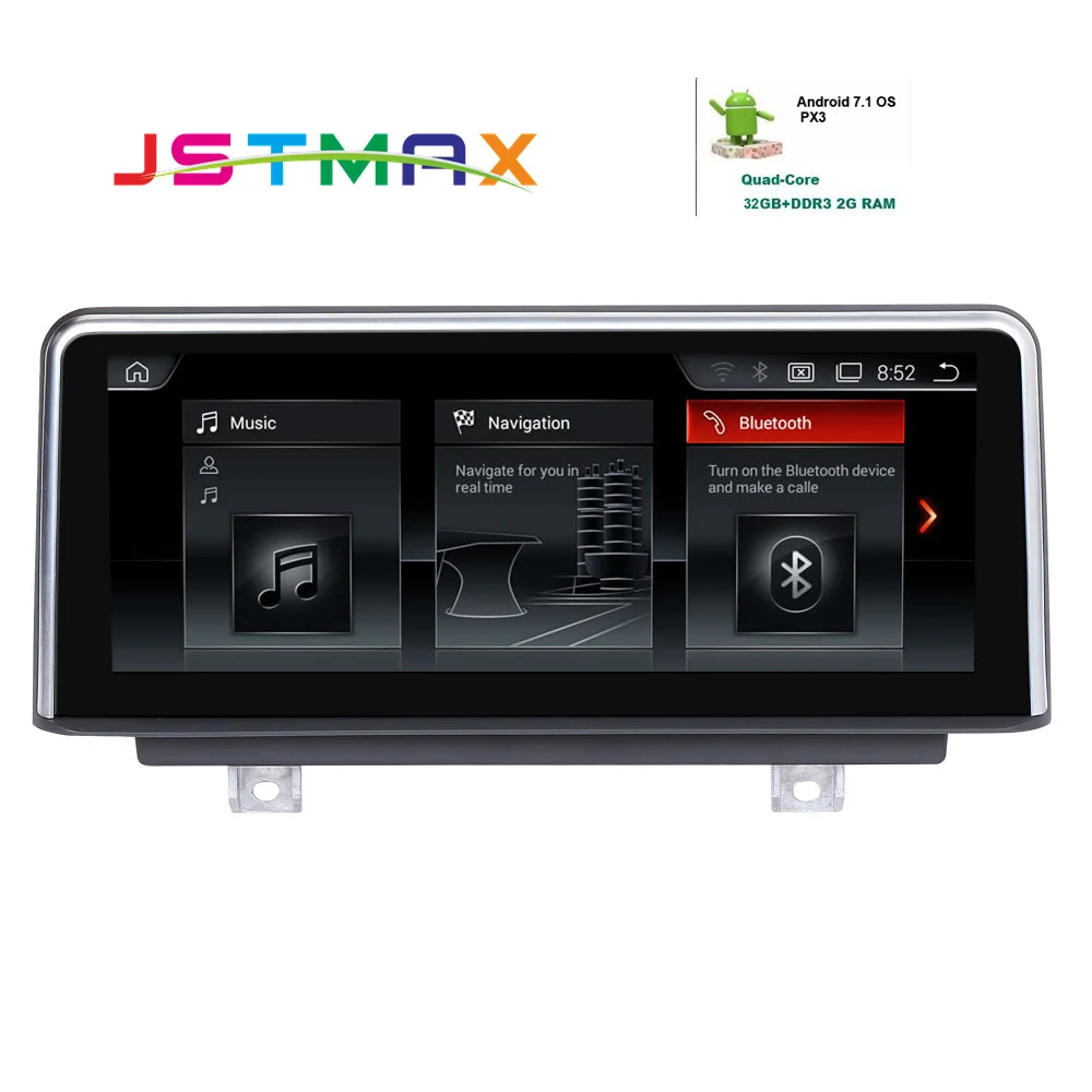 Clearance Android 7.1 System10.25"  Car Auto GPS Navi For BMW 3 Series F30 F31 F32 F33 F34 F36 Radio 2G RAM+32G ROM Bluetooth Music WIFI 3